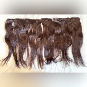 BELLAMI Silk Seam 140g 16" Dark Brown Hair Extensions